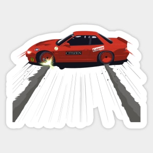 Nissan Silvia Akira Slide Sticker